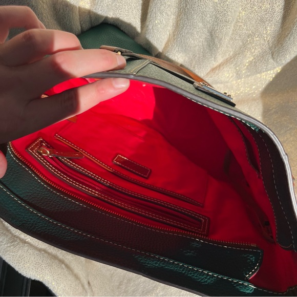 Dooney & Bourke Lexington bag in green - Picture 8 of 11